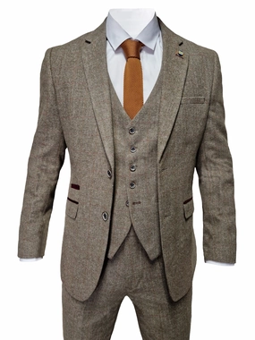 3-Piece Cavani Gaston Suit Sage