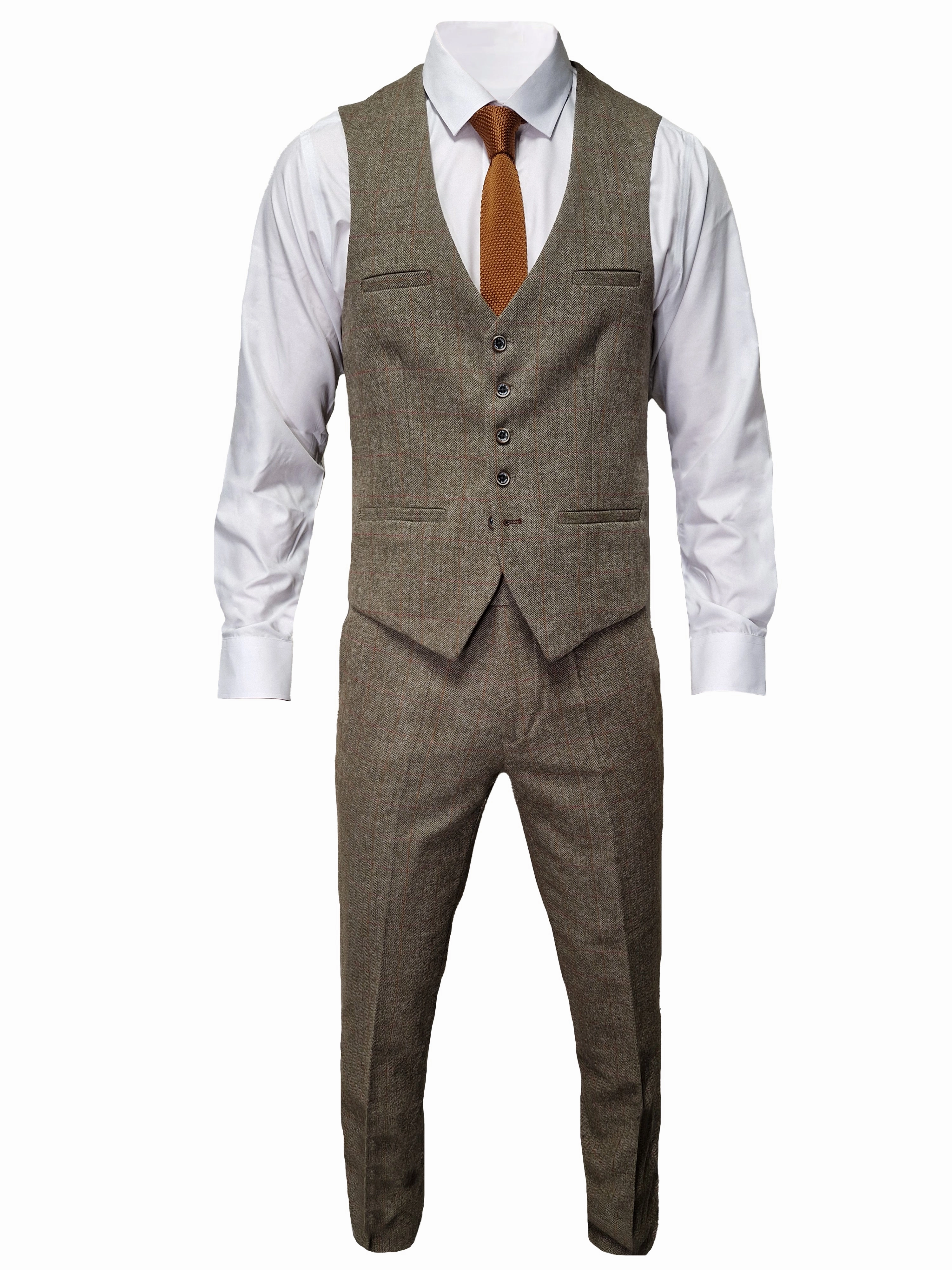 3-Piece Cavani Gaston Suit Sage