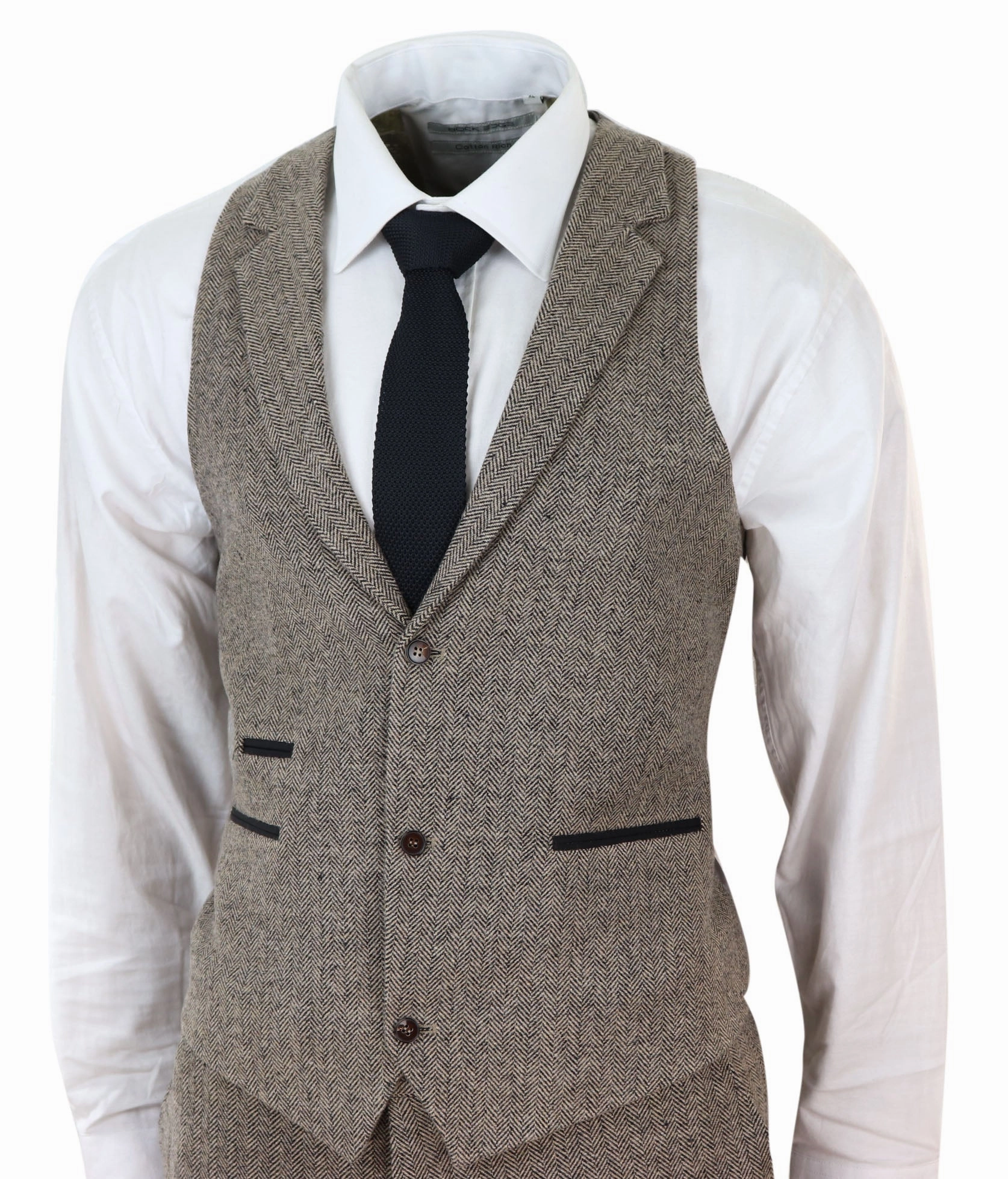 3 Piece Herringbone Suit 281