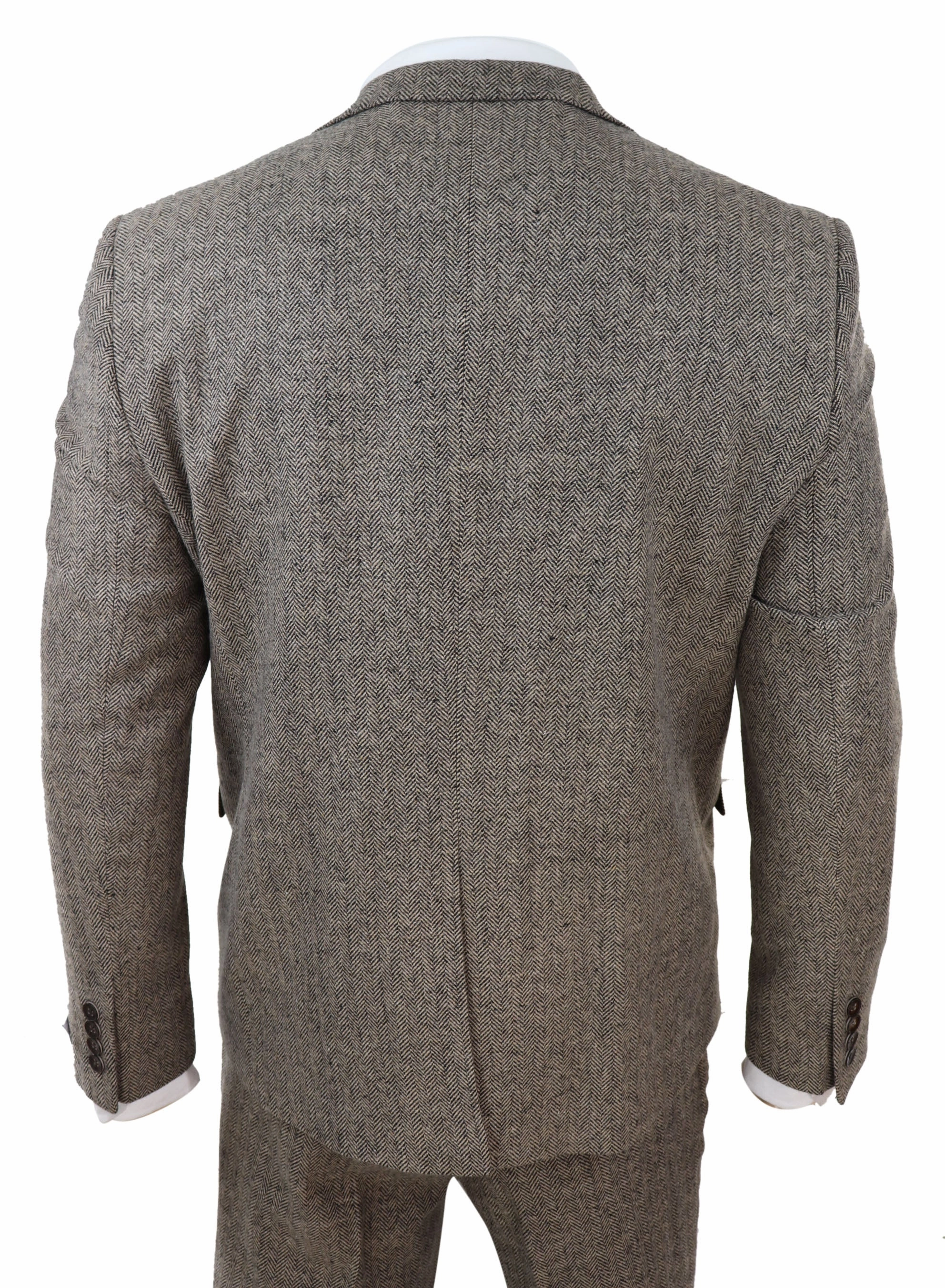 3 Piece Herringbone Suit 281