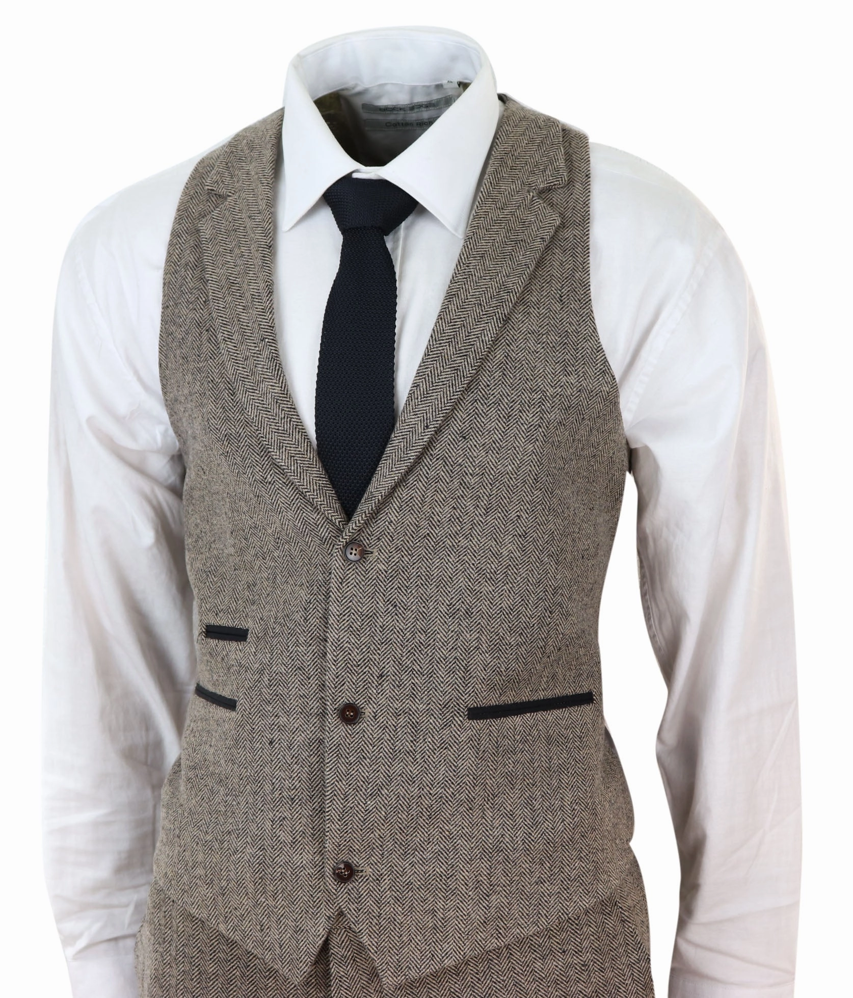 3 Piece Herringbone Suit 281