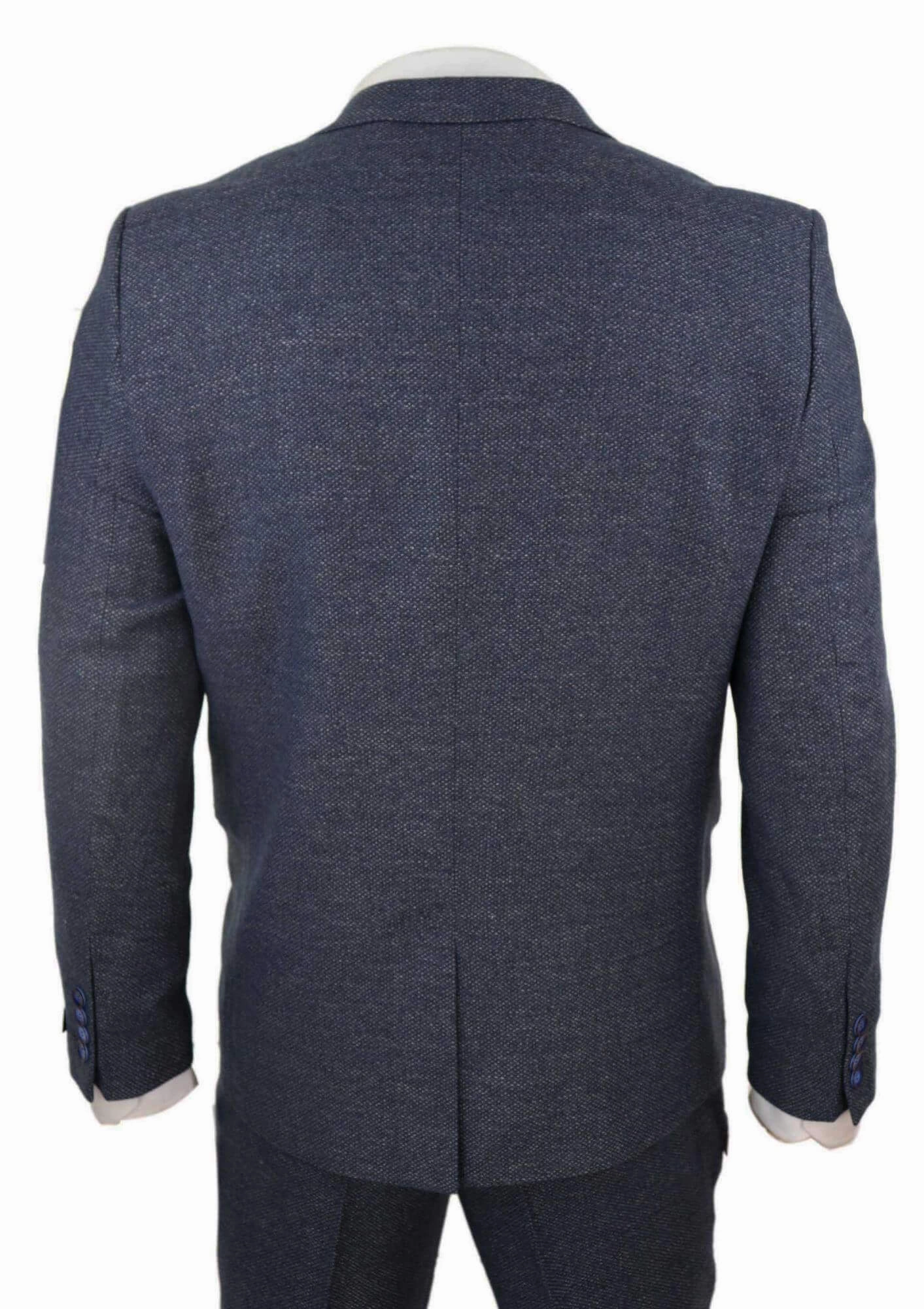 3 Piece Suit Double Breasted Tweed