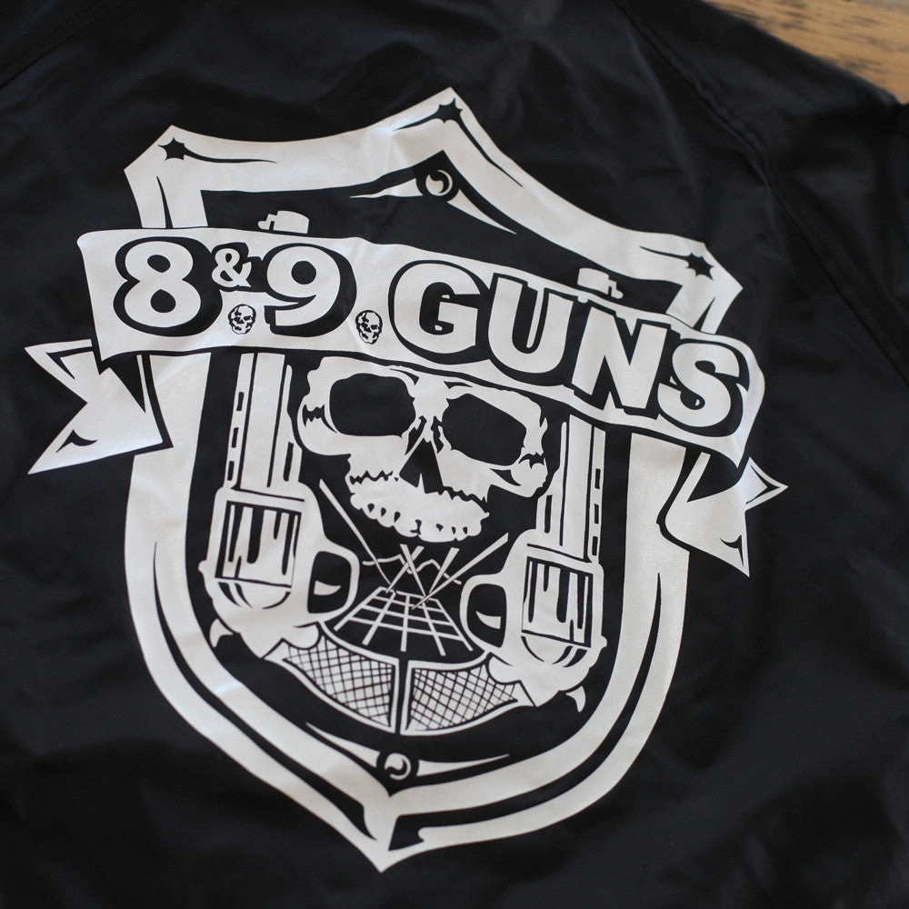 89 Guns Coaches Jacket Black