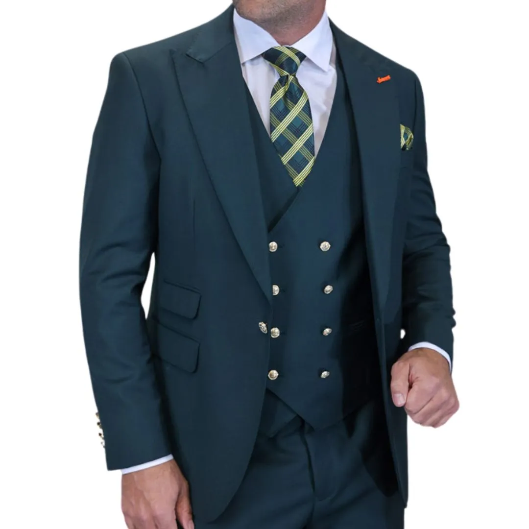 Aether Crest Collection: Statement Hunter 3-Piece Modern Fit Suit