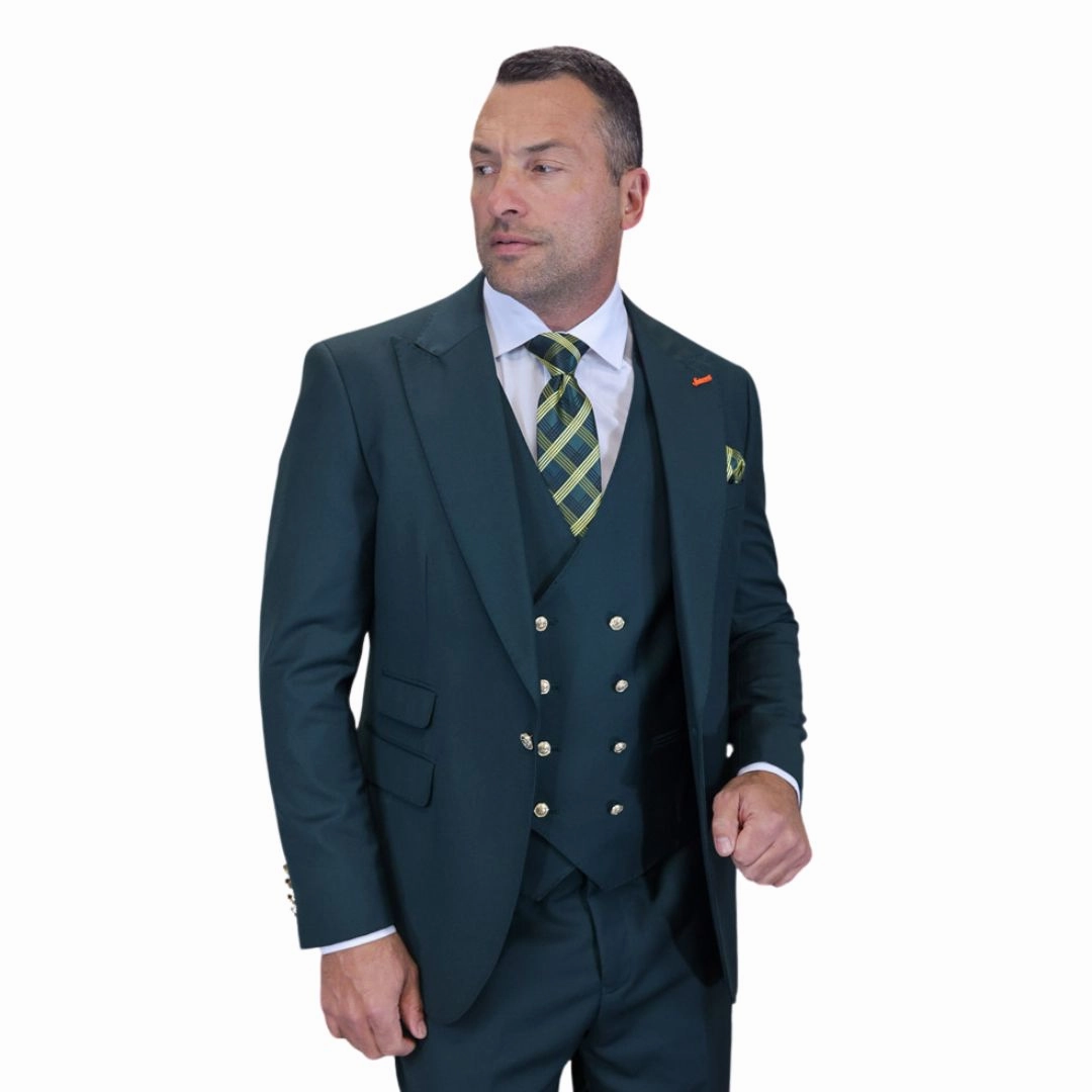 Aether Crest Collection: Statement Hunter 3-Piece Modern Fit Suit