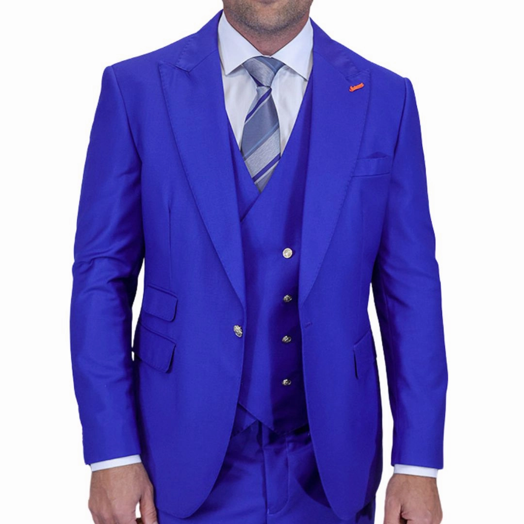 Aether Crest Collection: Statement Royal 3-Piece Modern Fit Suit