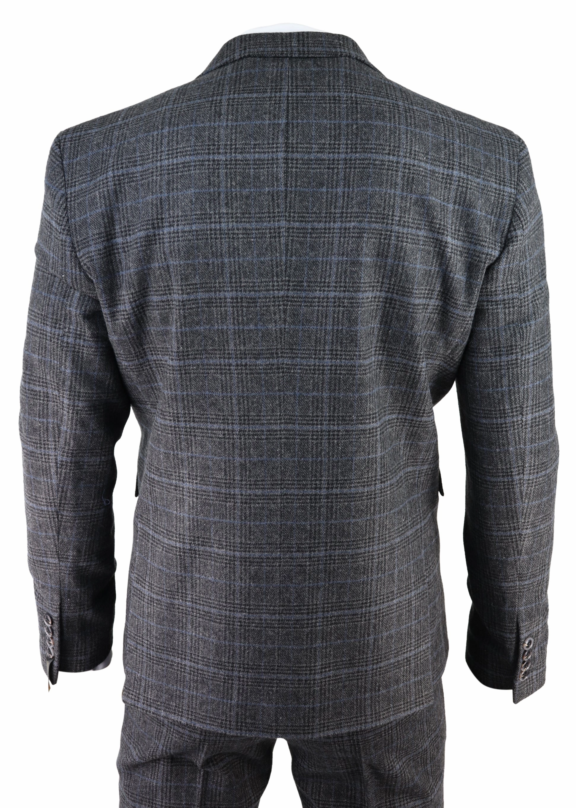 AK-12 Herringbone Tweed 3 Piece Suit