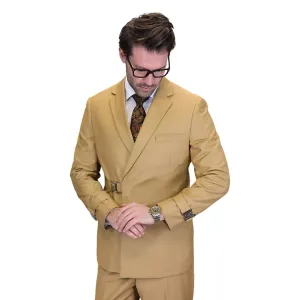 Aurelian Crest Collection: 2PC Camel Modern Fit Buckle Suit