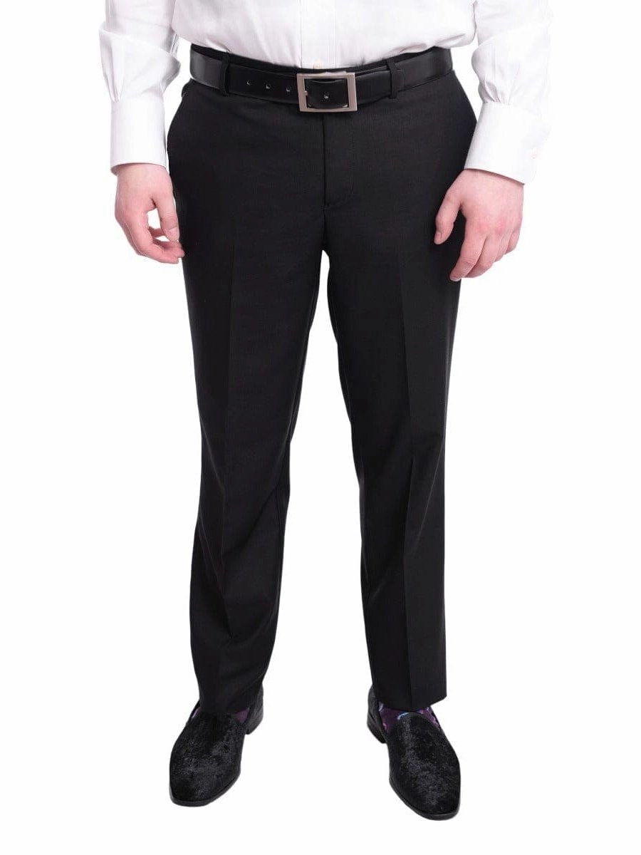 Cengizhan Baybars Slim Fit Solid Red Two Button Tuxedo Suit