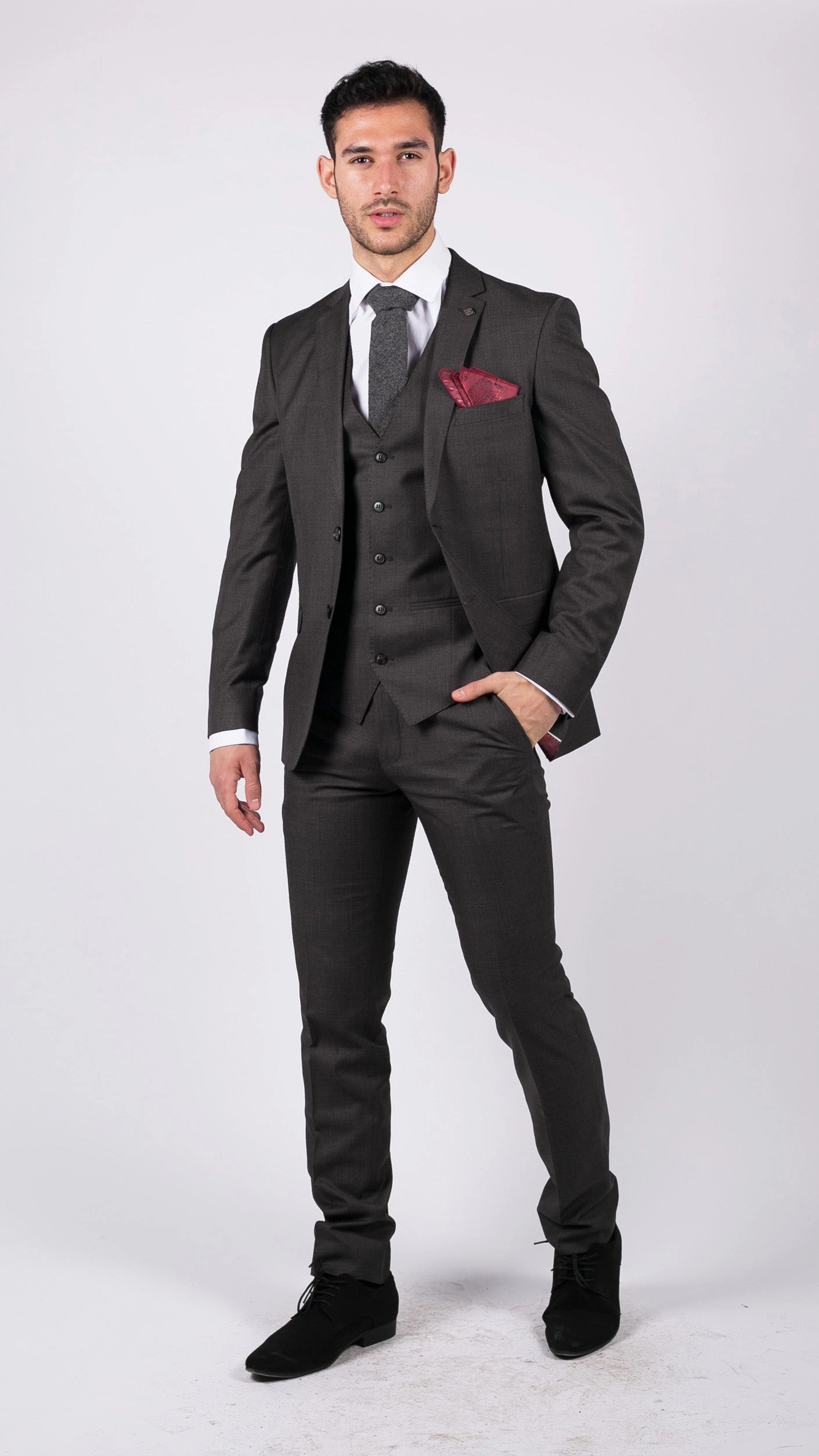Charles 3 Piece Plain Suit