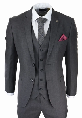 Charles 3 Piece Plain Suit
