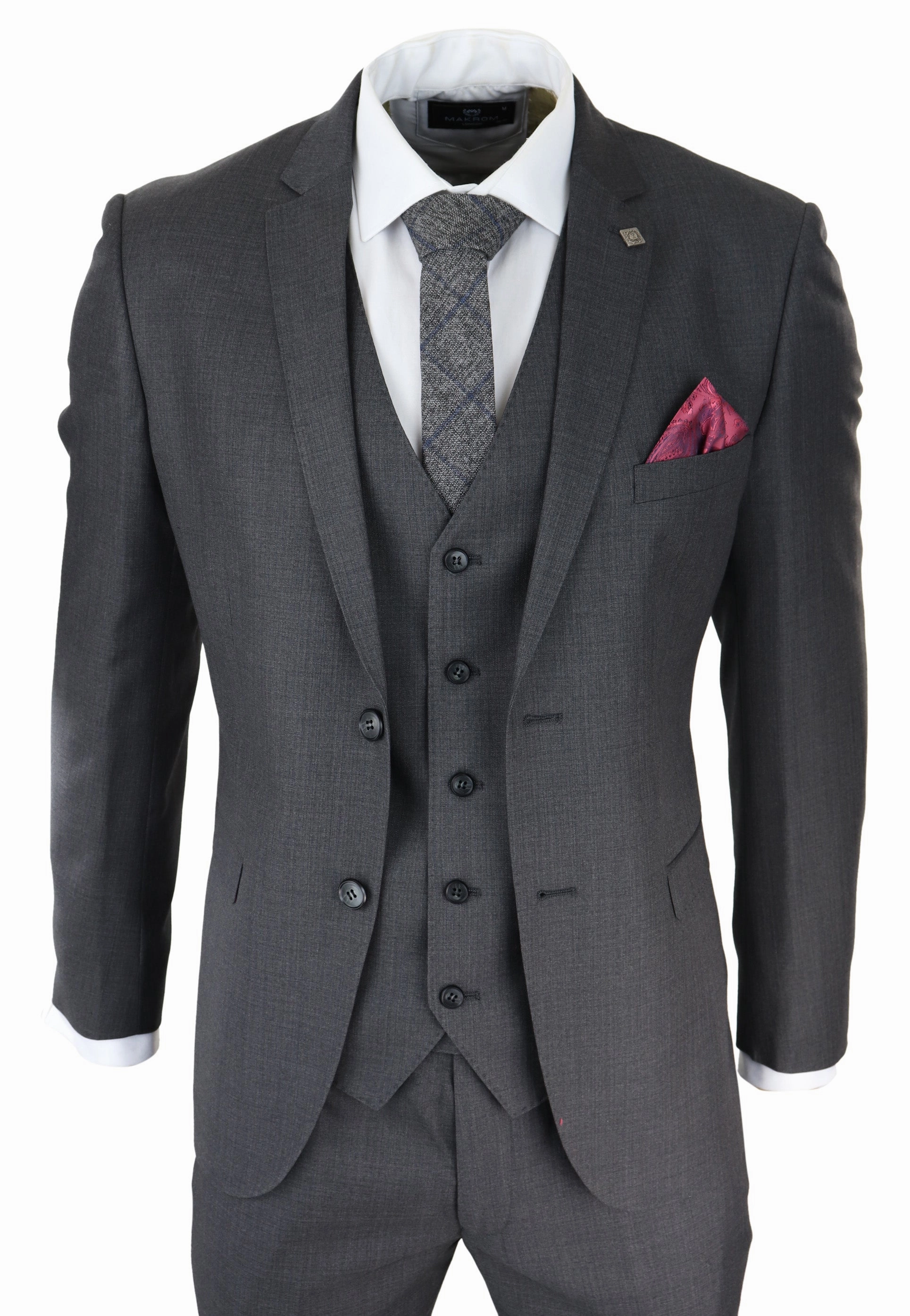 Charles 3 Piece Plain Suit
