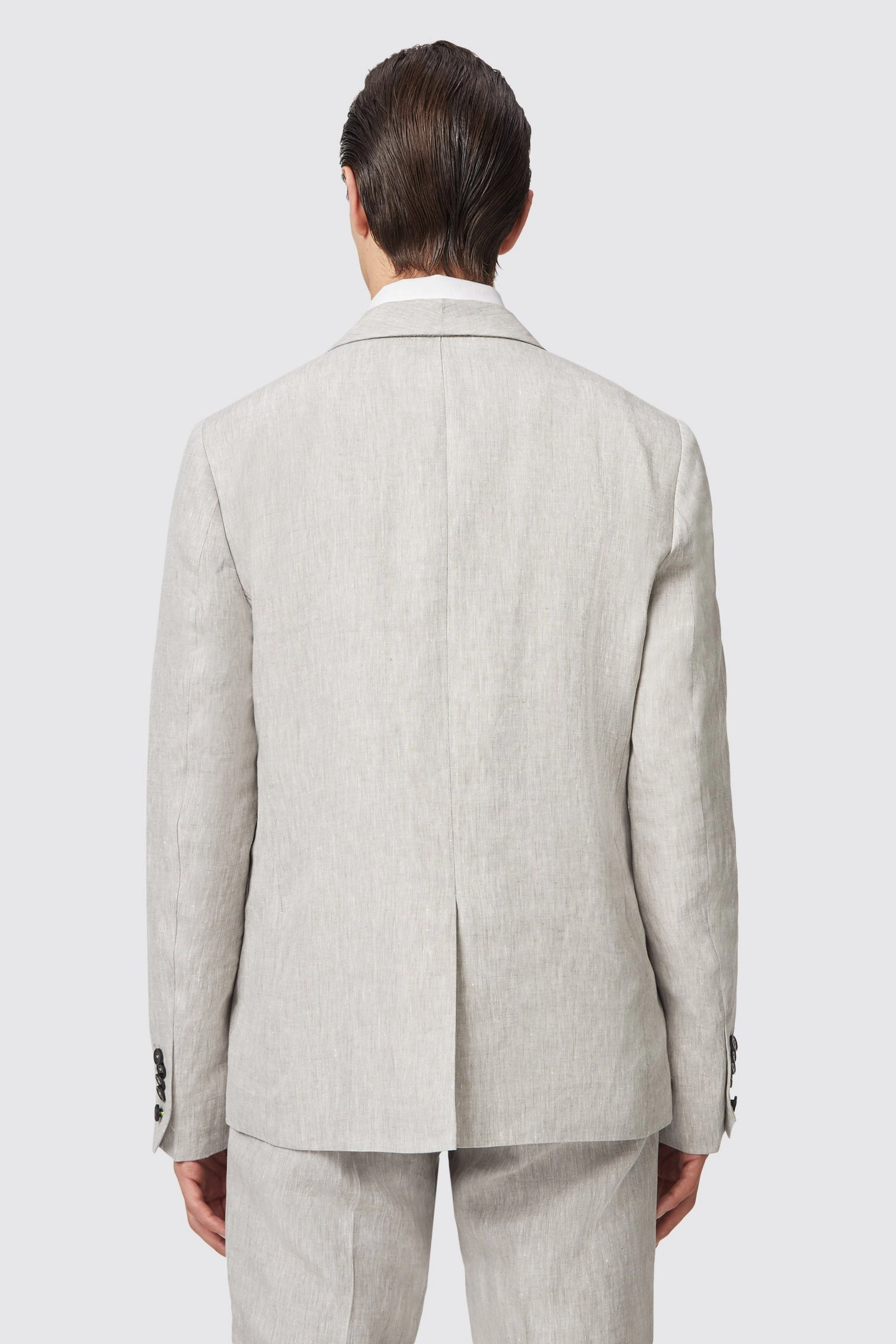 Claremont Slim Fit Stone Linen Suit