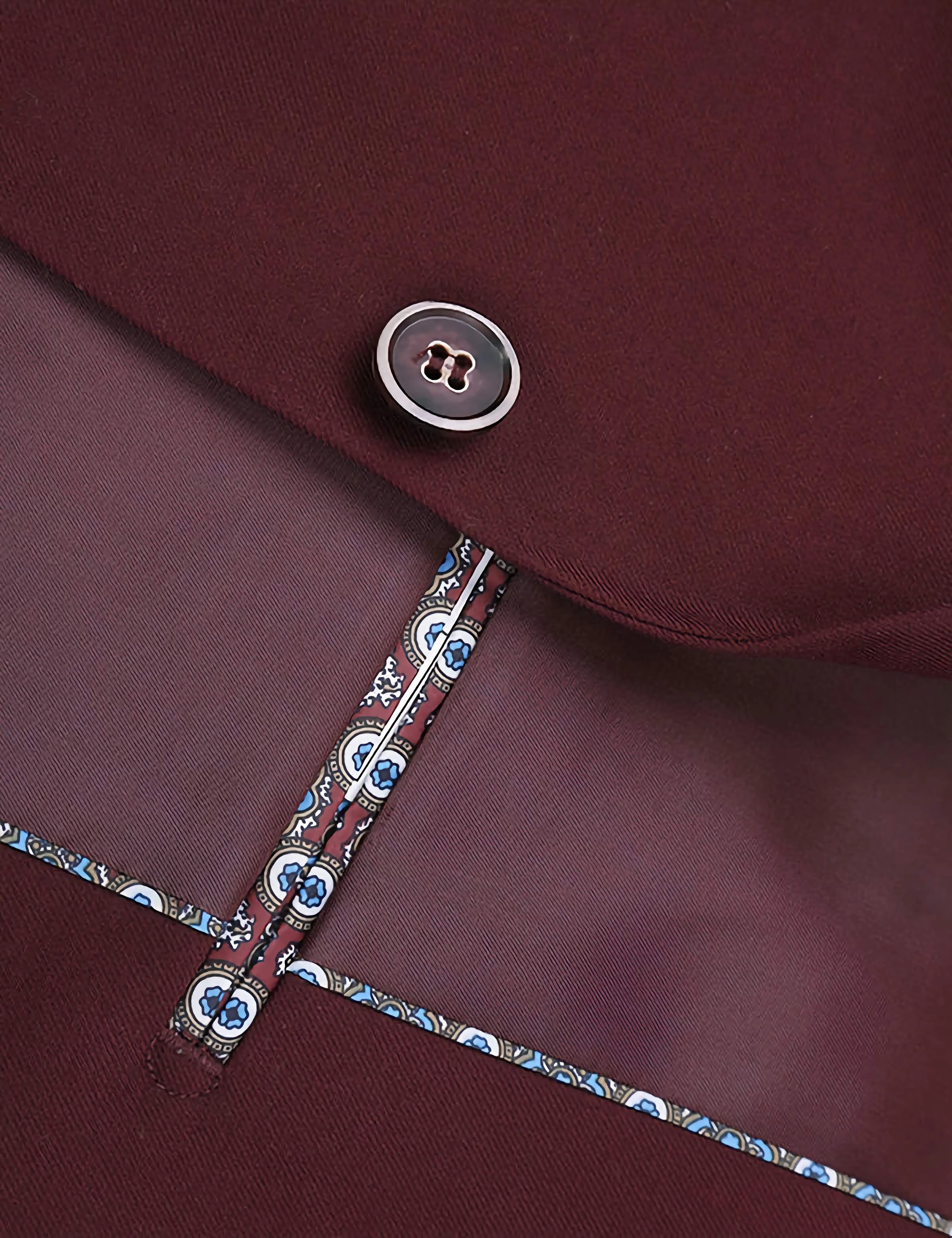 Classic 2 Piece Suit 2 Buttons Regular Fit In Burgundy