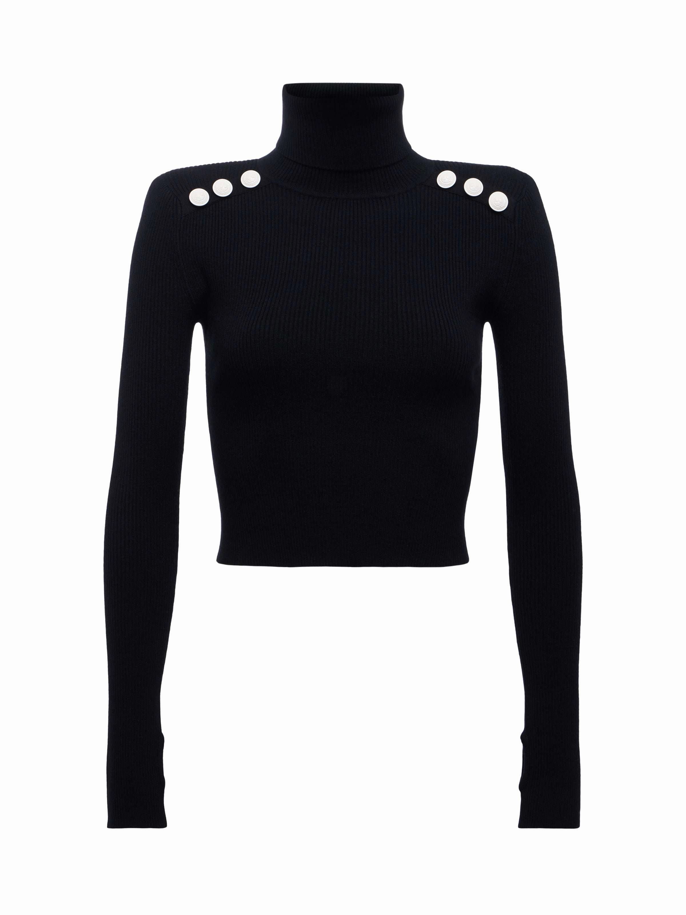 Colette Cropped Turtleneck