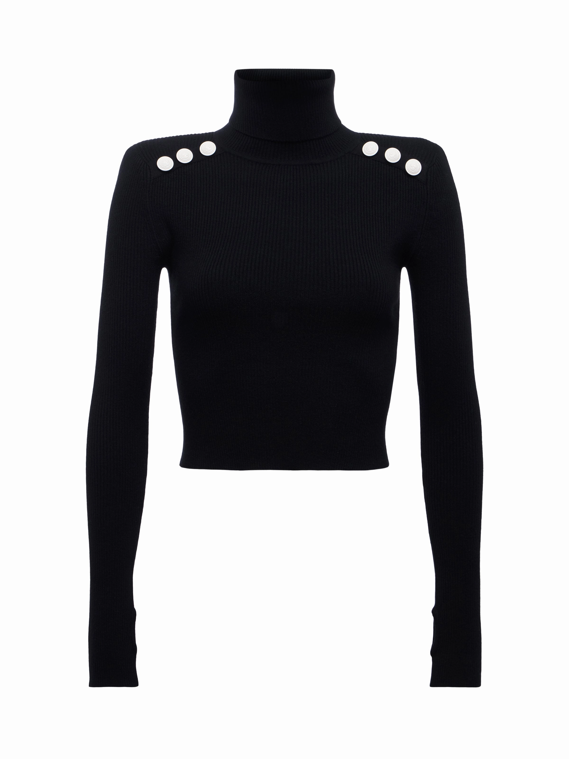 Colette Cropped Turtleneck