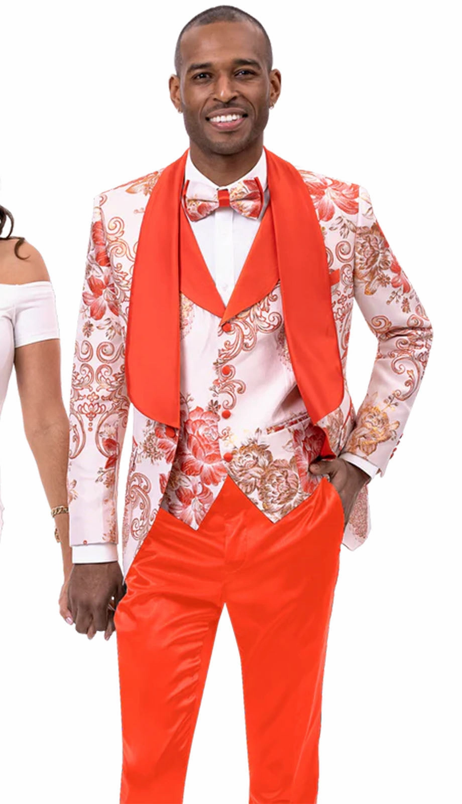 EJ Samuel JP106-RUST Mens Suit