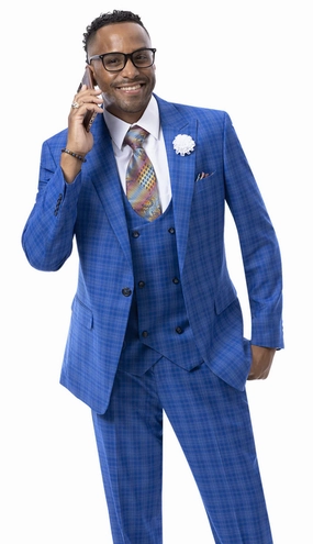 EJ Samuel M2776-RYL Mens Suit