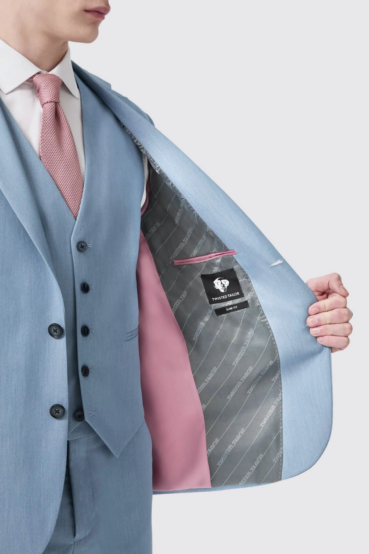Ellroy Slim Fit Blue Suit
