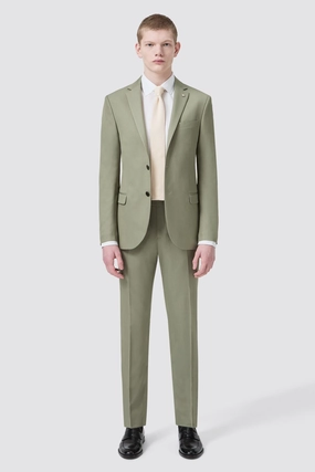 Ellroy Slim Fit Green Suit