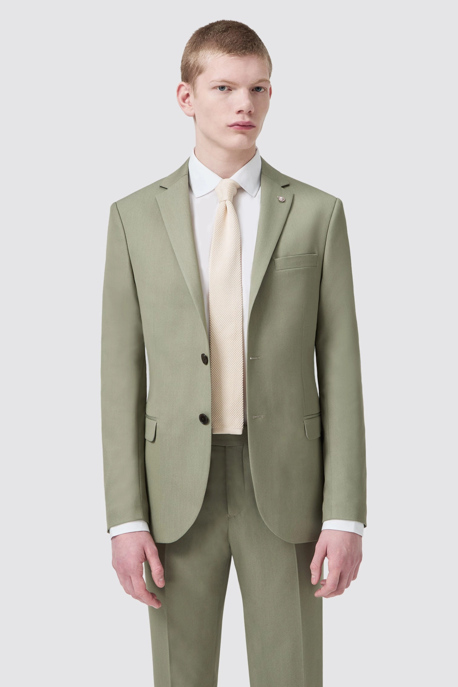 Ellroy Slim Fit Green Suit
