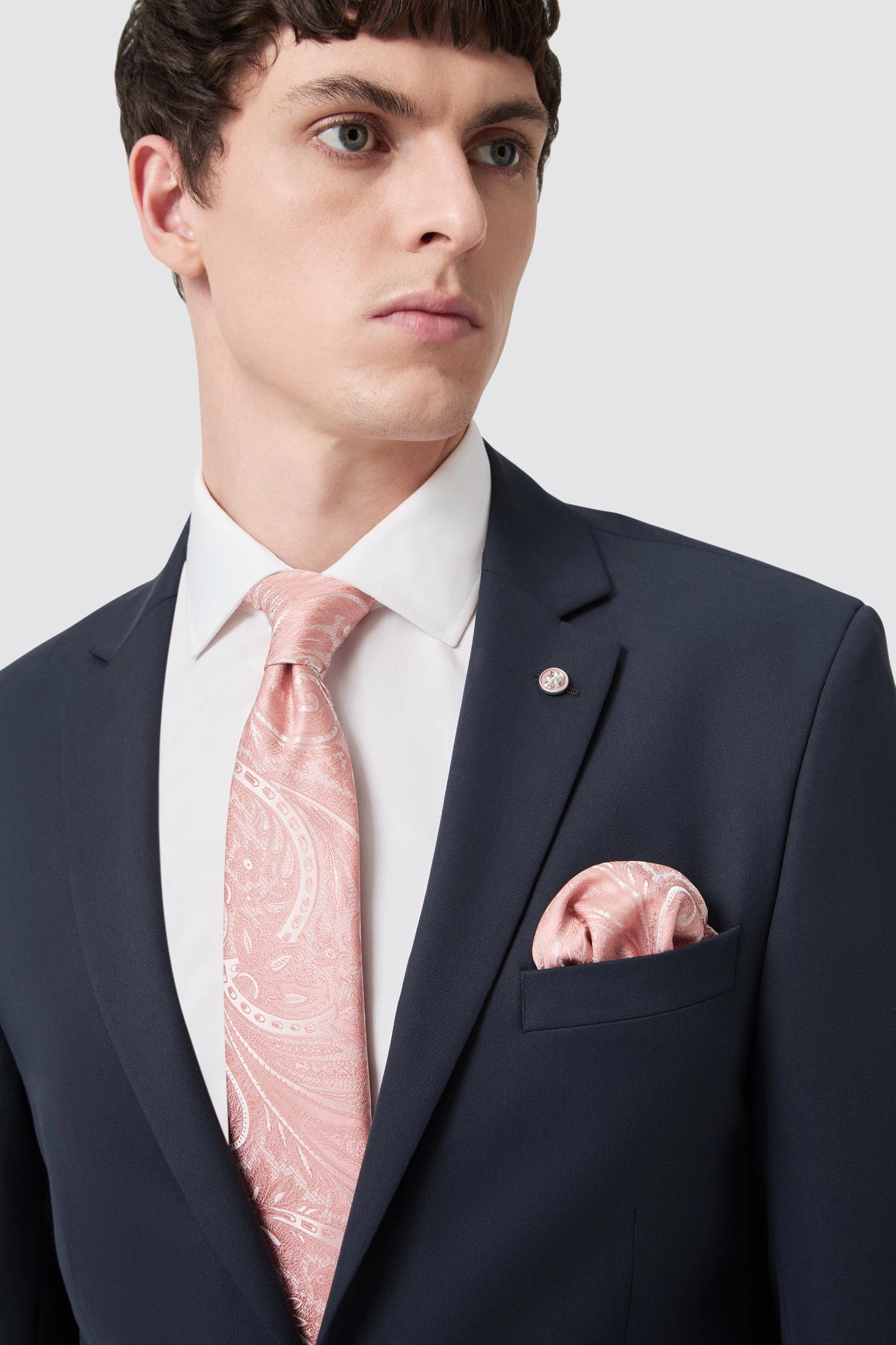 Ellroy Tailored Fit Navy Suit