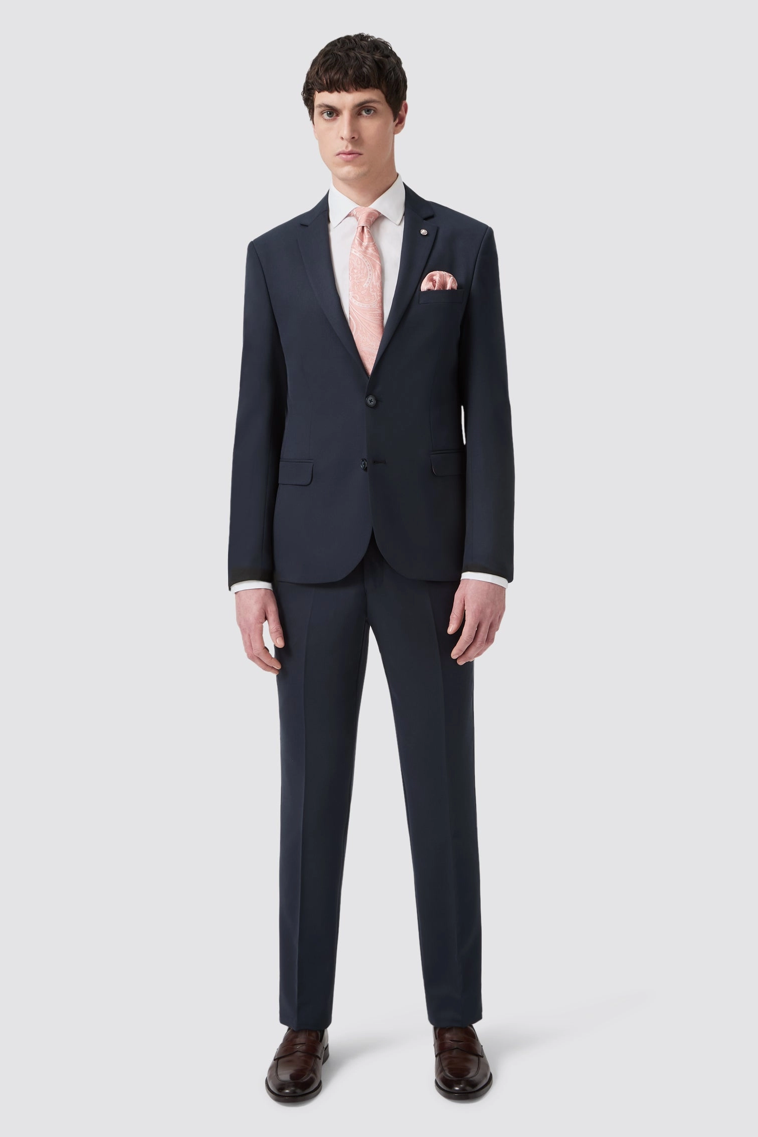 Ellroy Tailored Fit Navy Suit
