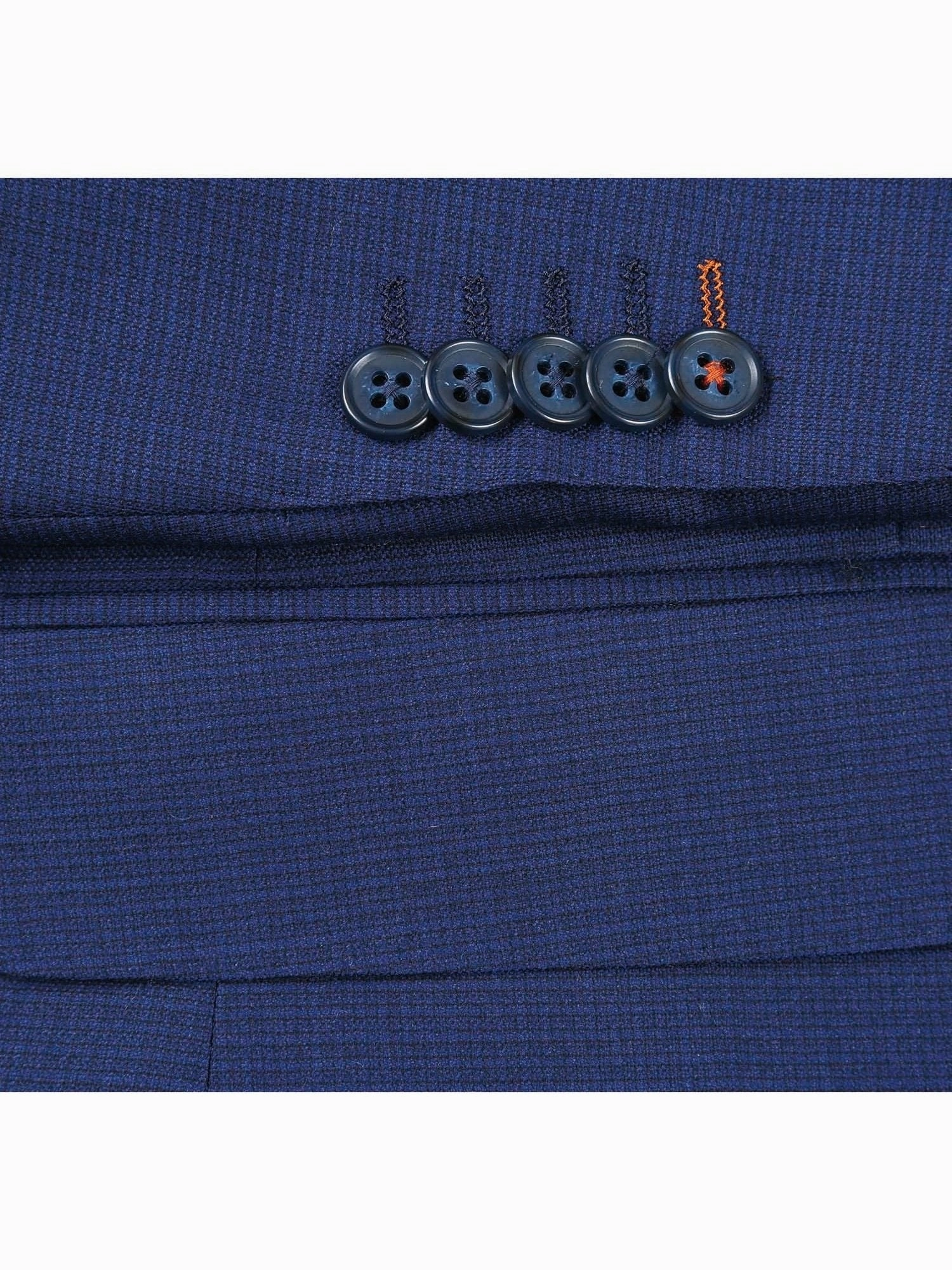 English Laundry Slim Fit Two Button Blue Wool Notch Lapel Suit