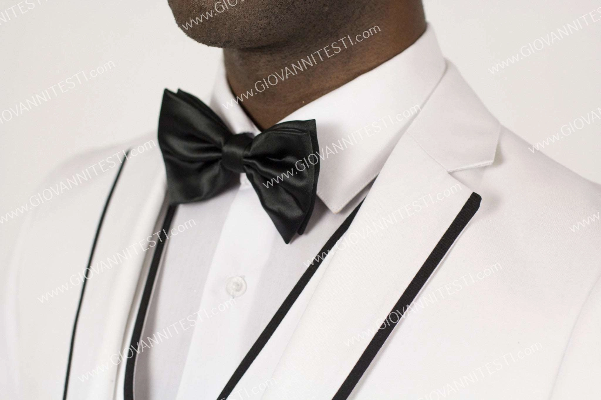 Fabio Fabrinni 2 Button 3 Piece White Slim Fit Suit FF2NAV-1230 WHITE
