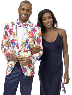 Flower Design Fashion Blazer J163