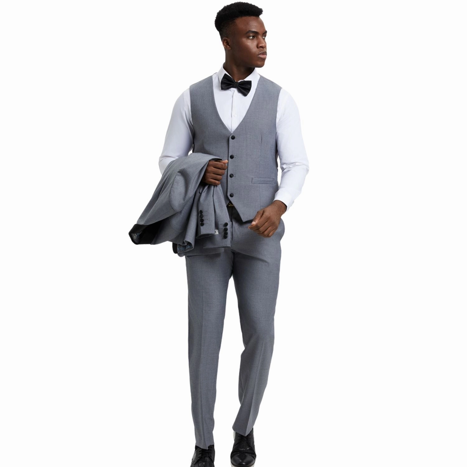 Ganymede Collection: Stacy Adams Grey Tuxedo