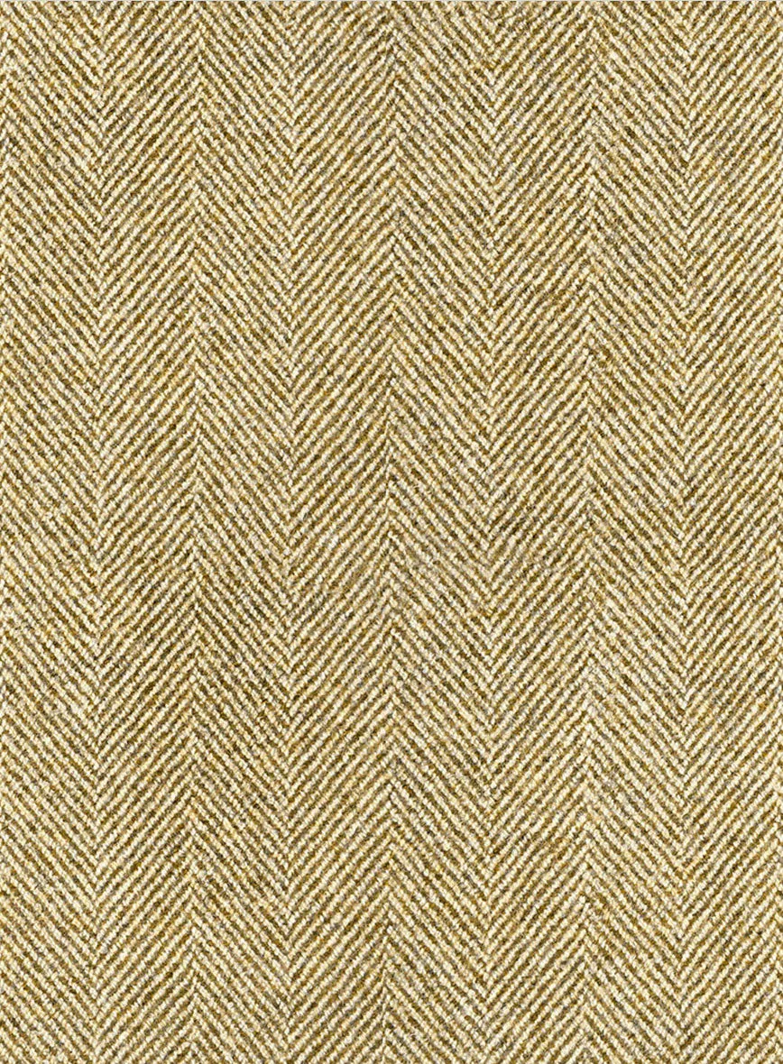 Highlander Heavy Beige Herringbone Tweed Suit