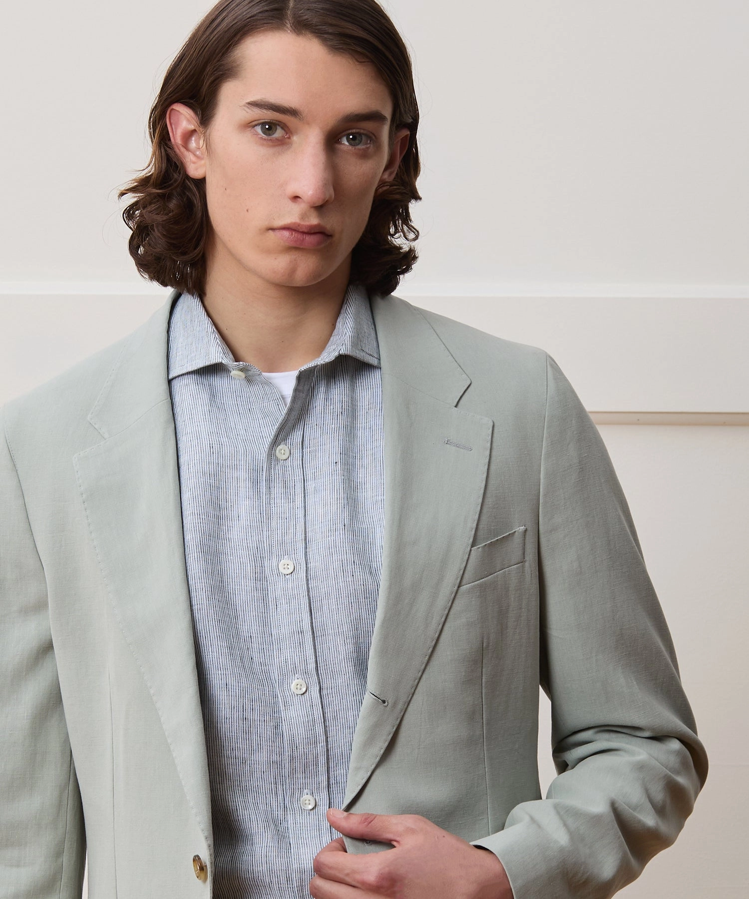 Italian Sueded Linen Madison Suit