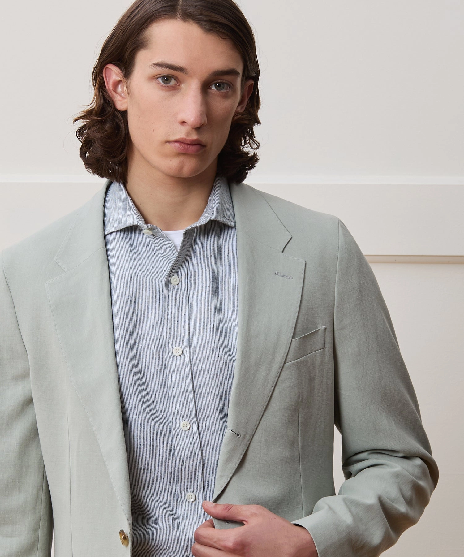 Italian Sueded Linen Madison Suit