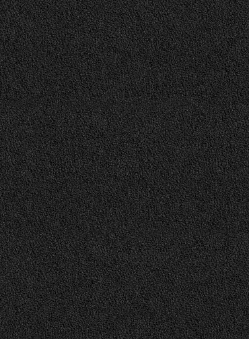 Italian Turna Black Flannel Suit