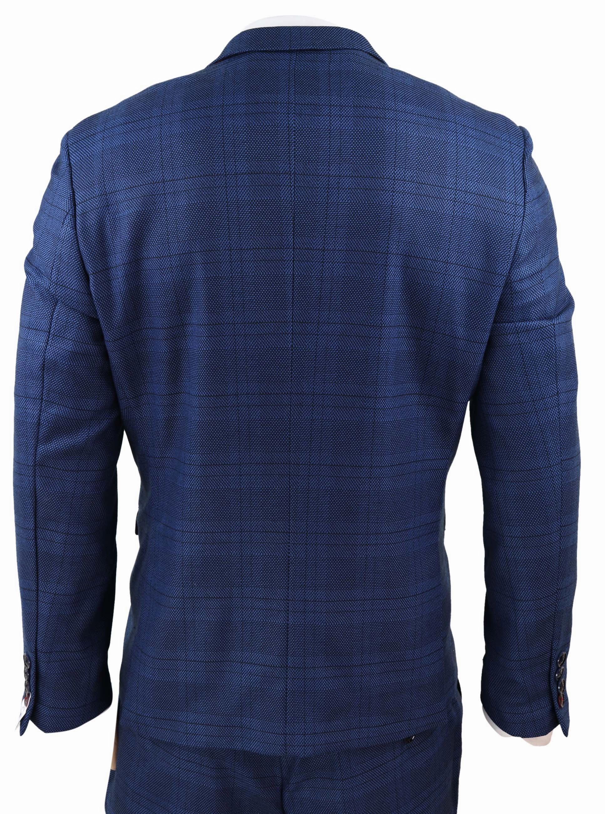 Jerry 3 Piece Check Suit