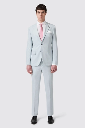 Lansdown Slim Fit Blue Puppytooth Suit