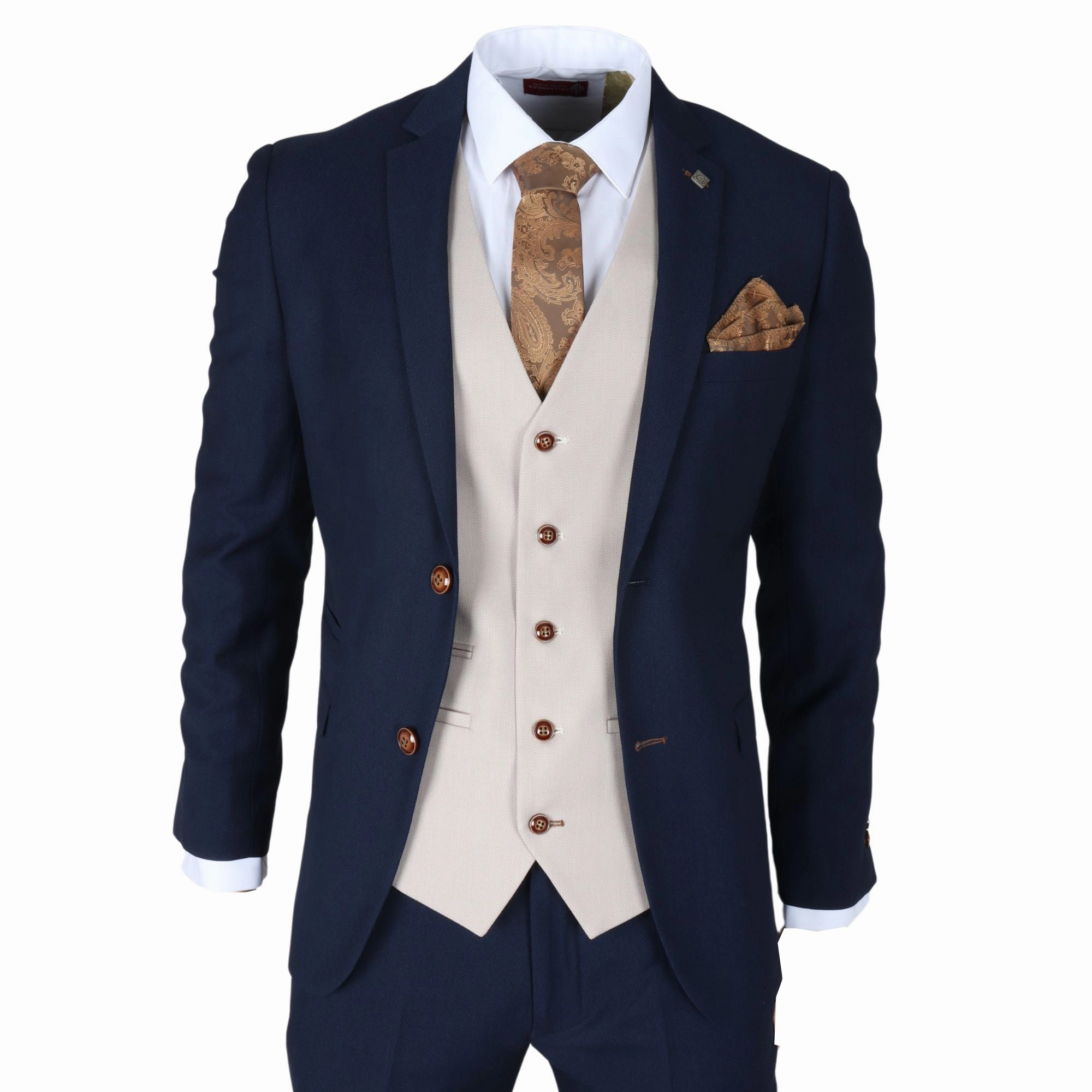 Mayfair 3 piece Grooms Suit