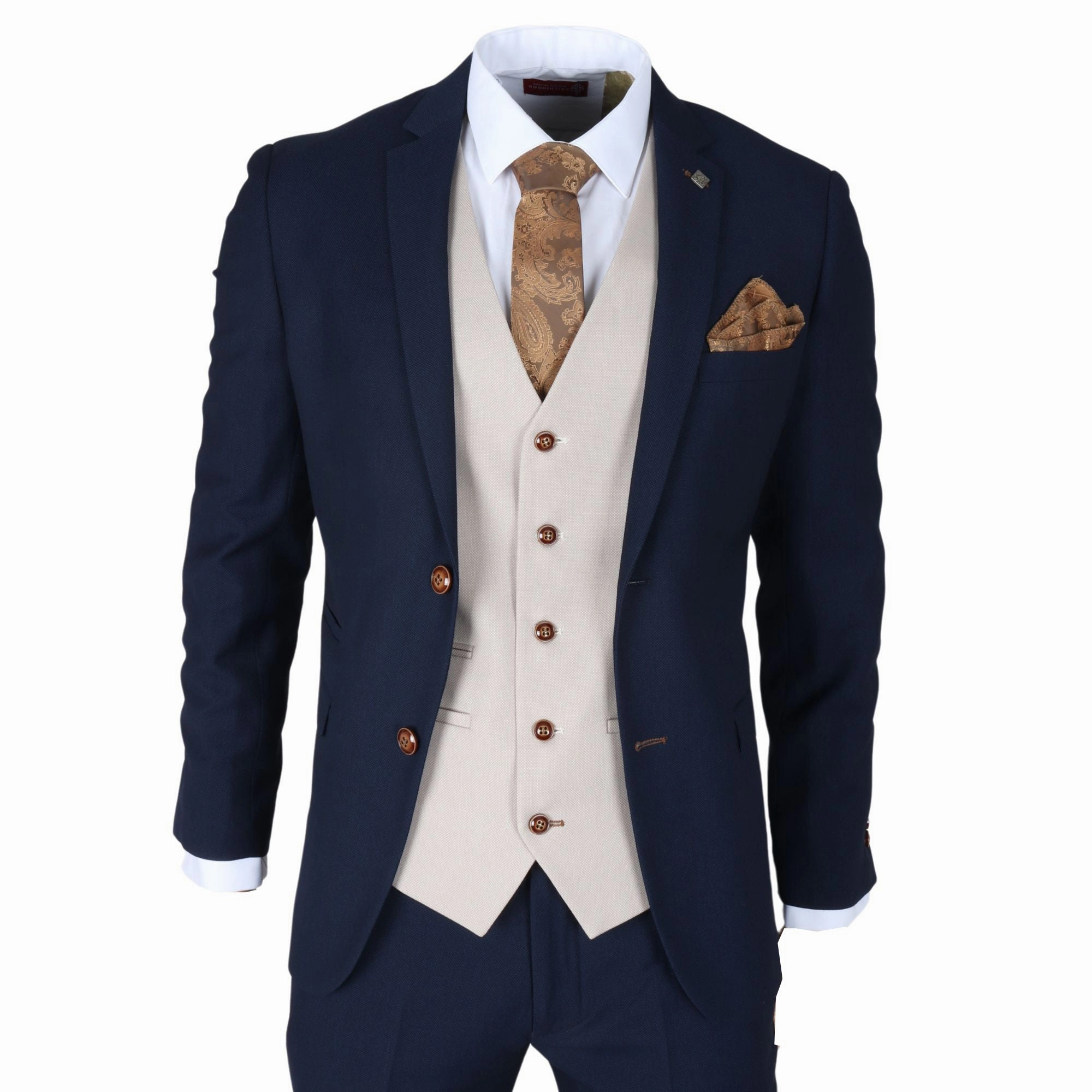 Mayfair 3 piece Grooms Suit