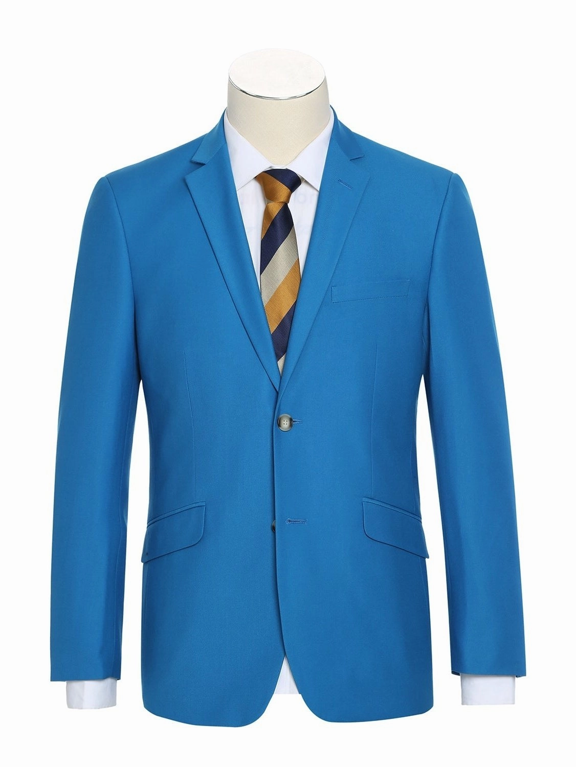 Men's 2-Piece Slim Fit Single Breasted Notch Lapel Suit