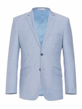 Men's 2-Piece Slim Fit Single Breasted Notch Lapel Suit