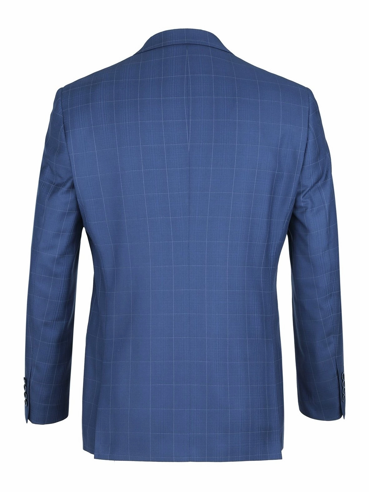 Men's Slim Fit 2-Piece Single Breasted Check Dress Suit