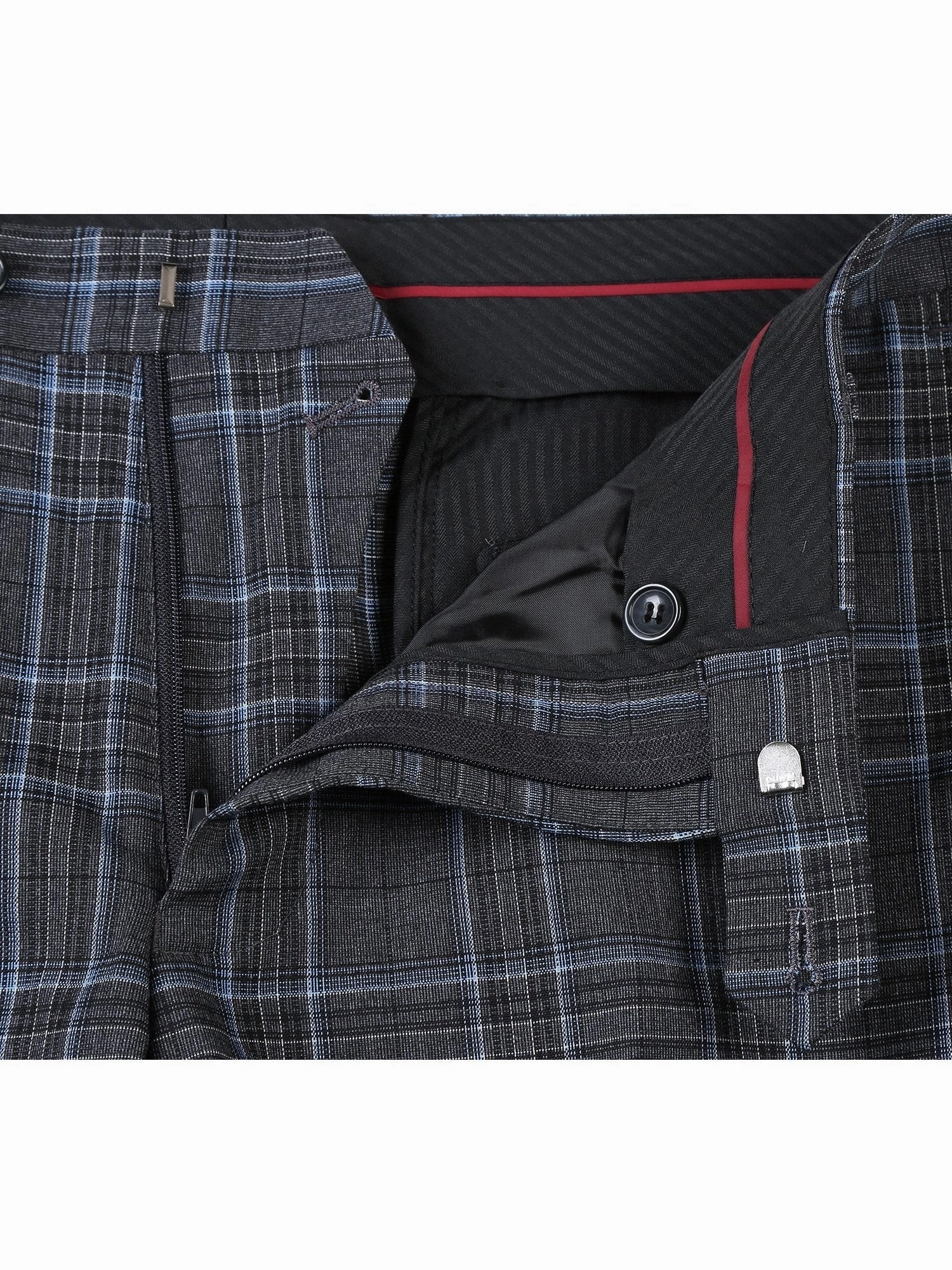 Men's Slim Fit Checked Suits