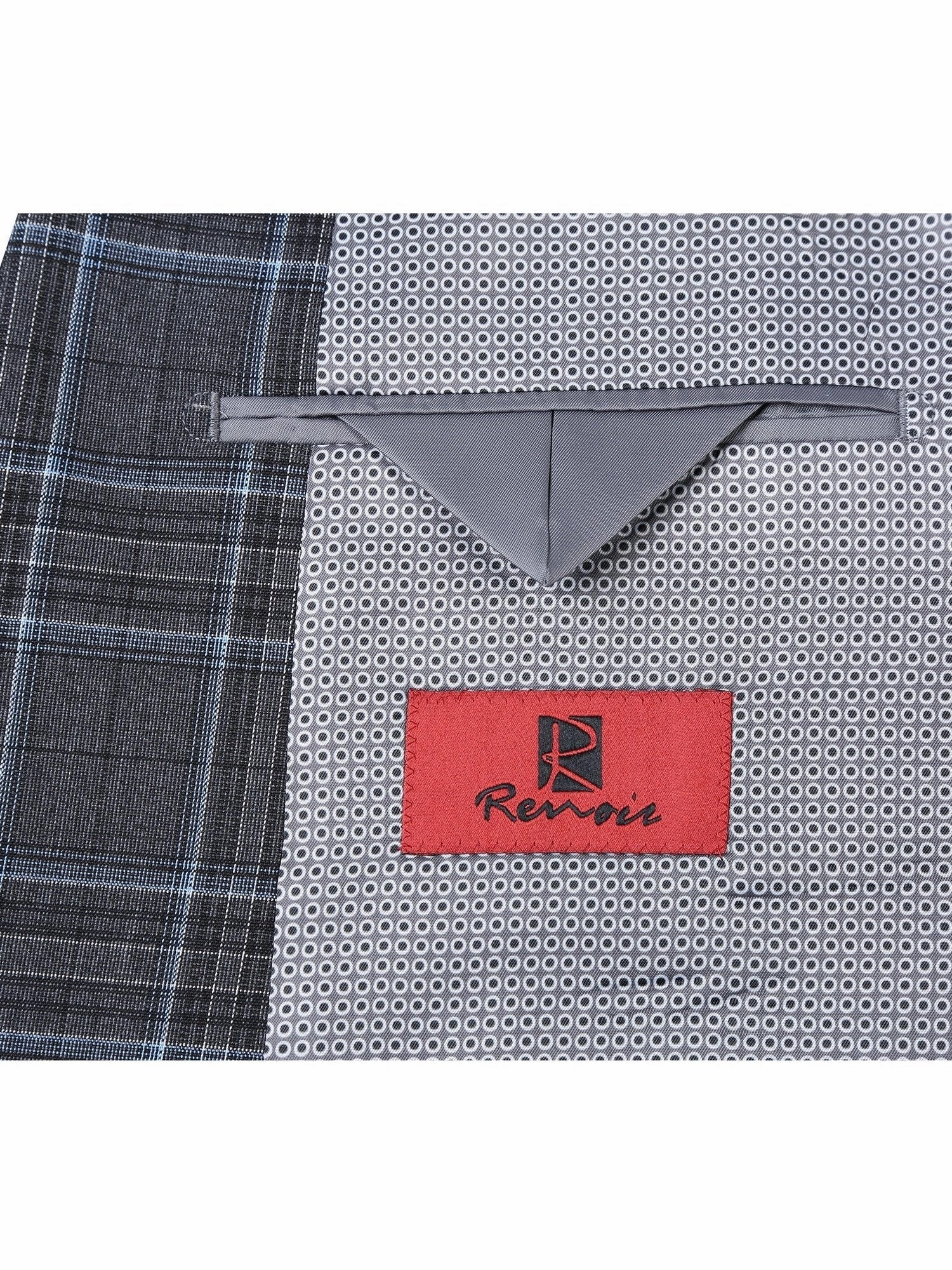Men's Slim Fit Checked Suits