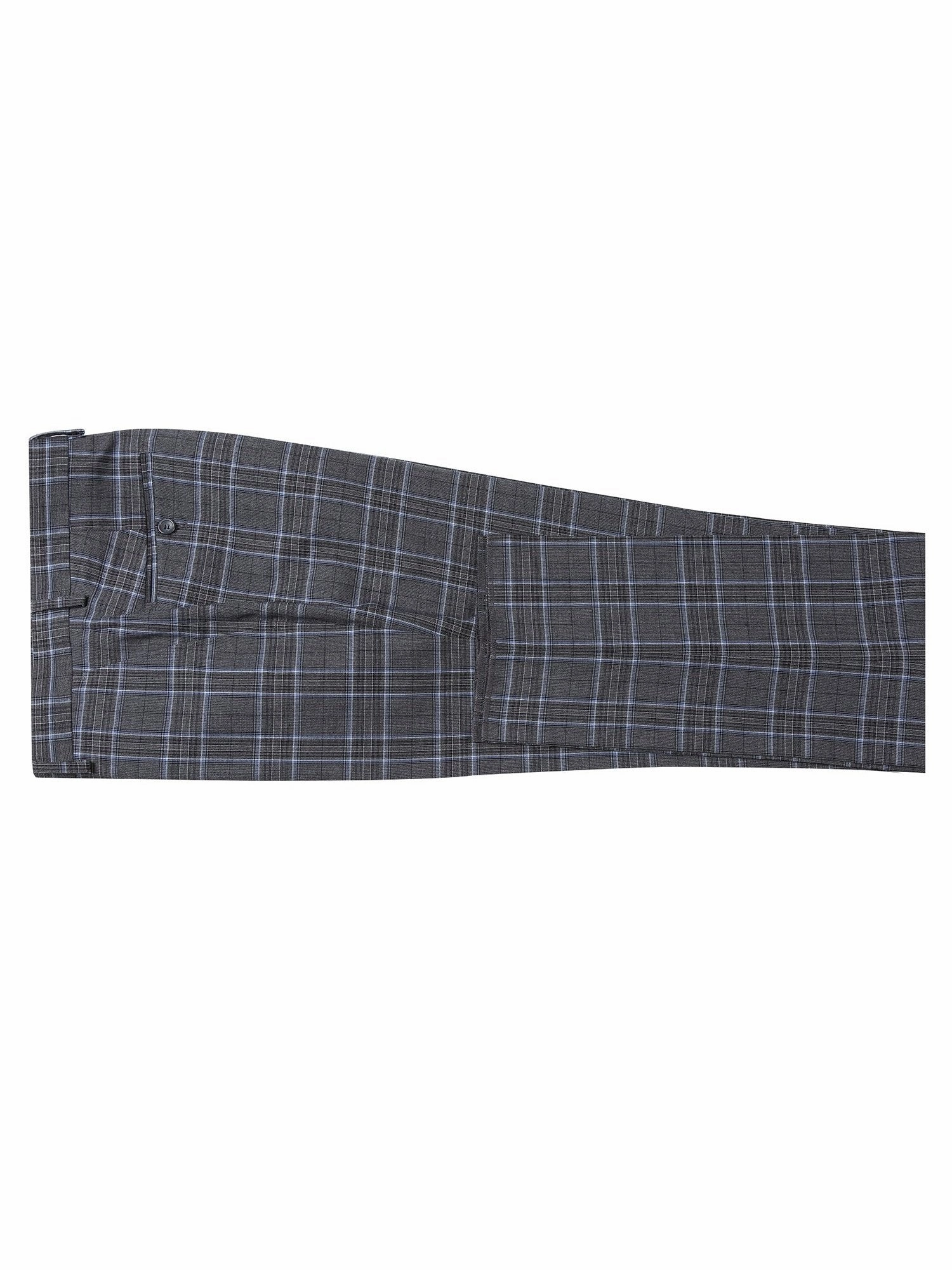 Men's Slim Fit Checked Suits