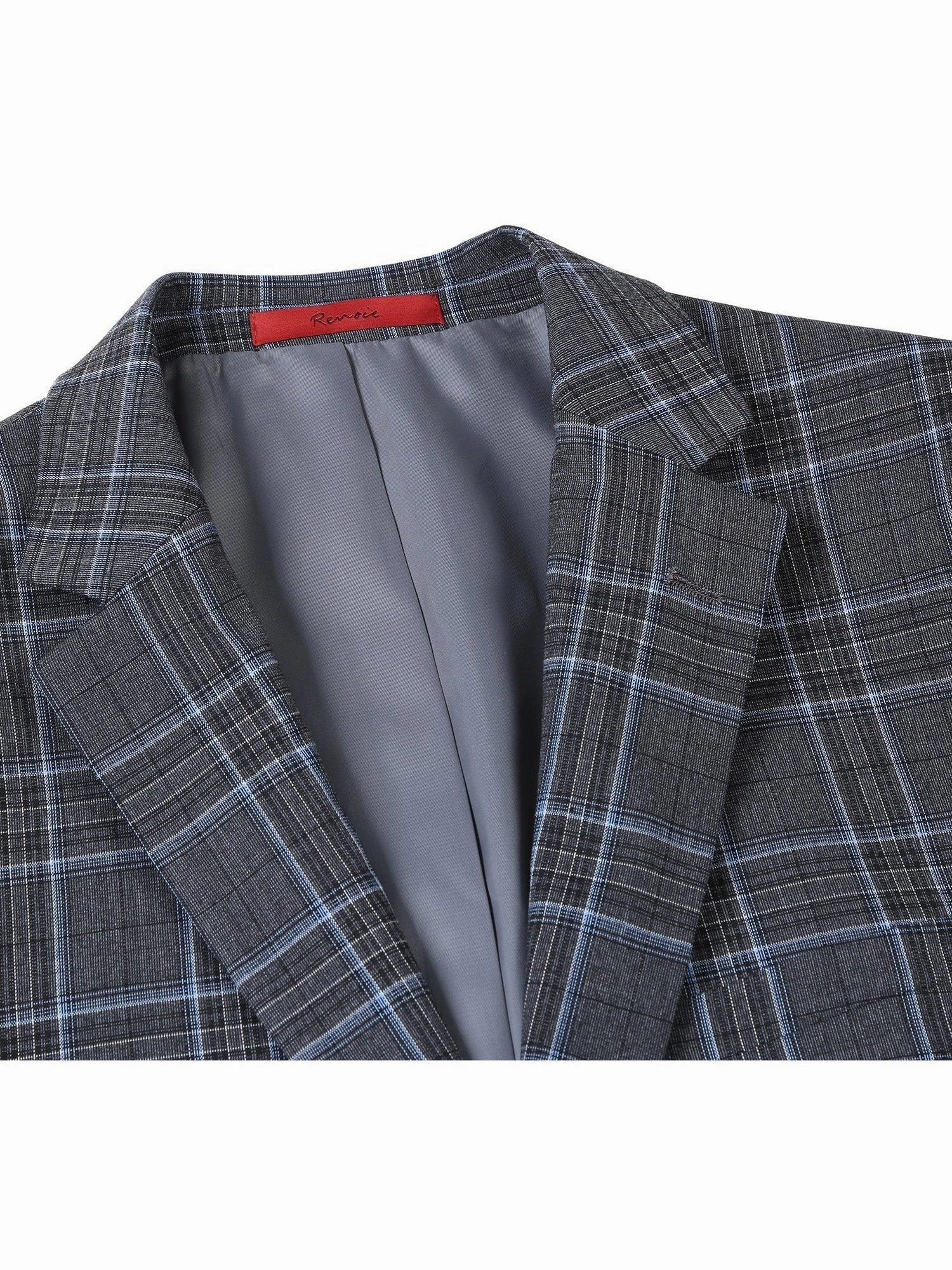 Men's Slim Fit Checked Suits