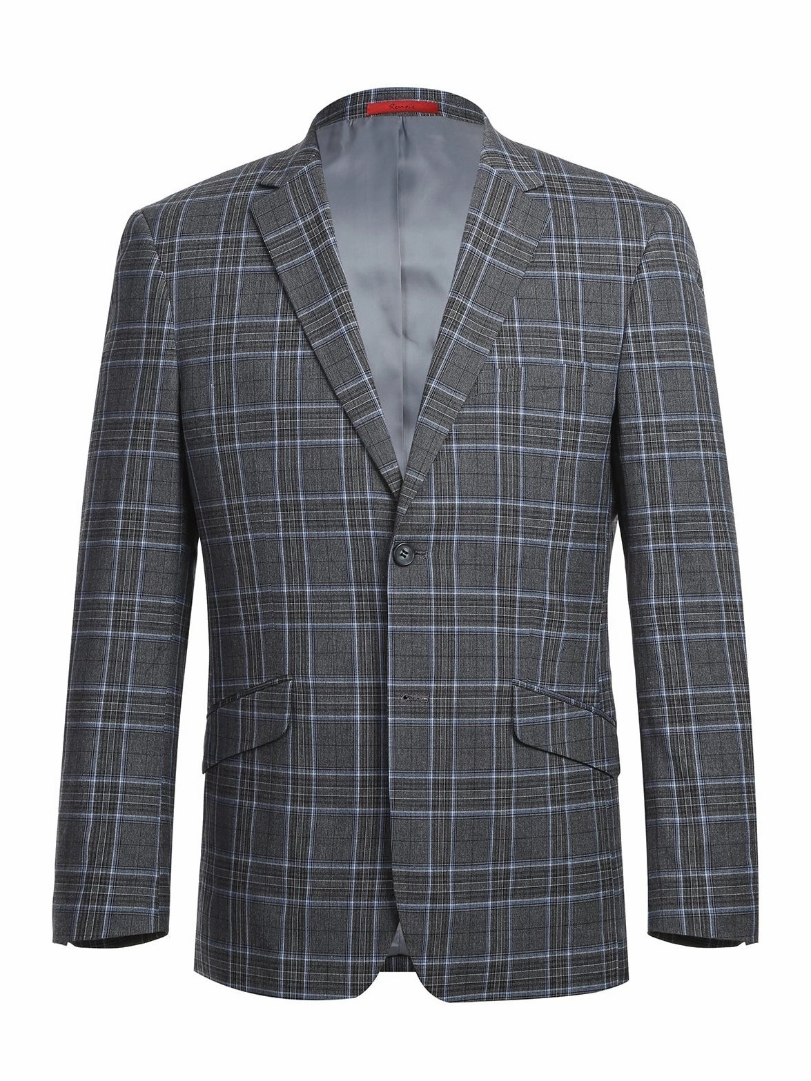 Men's Slim Fit Checked Suits