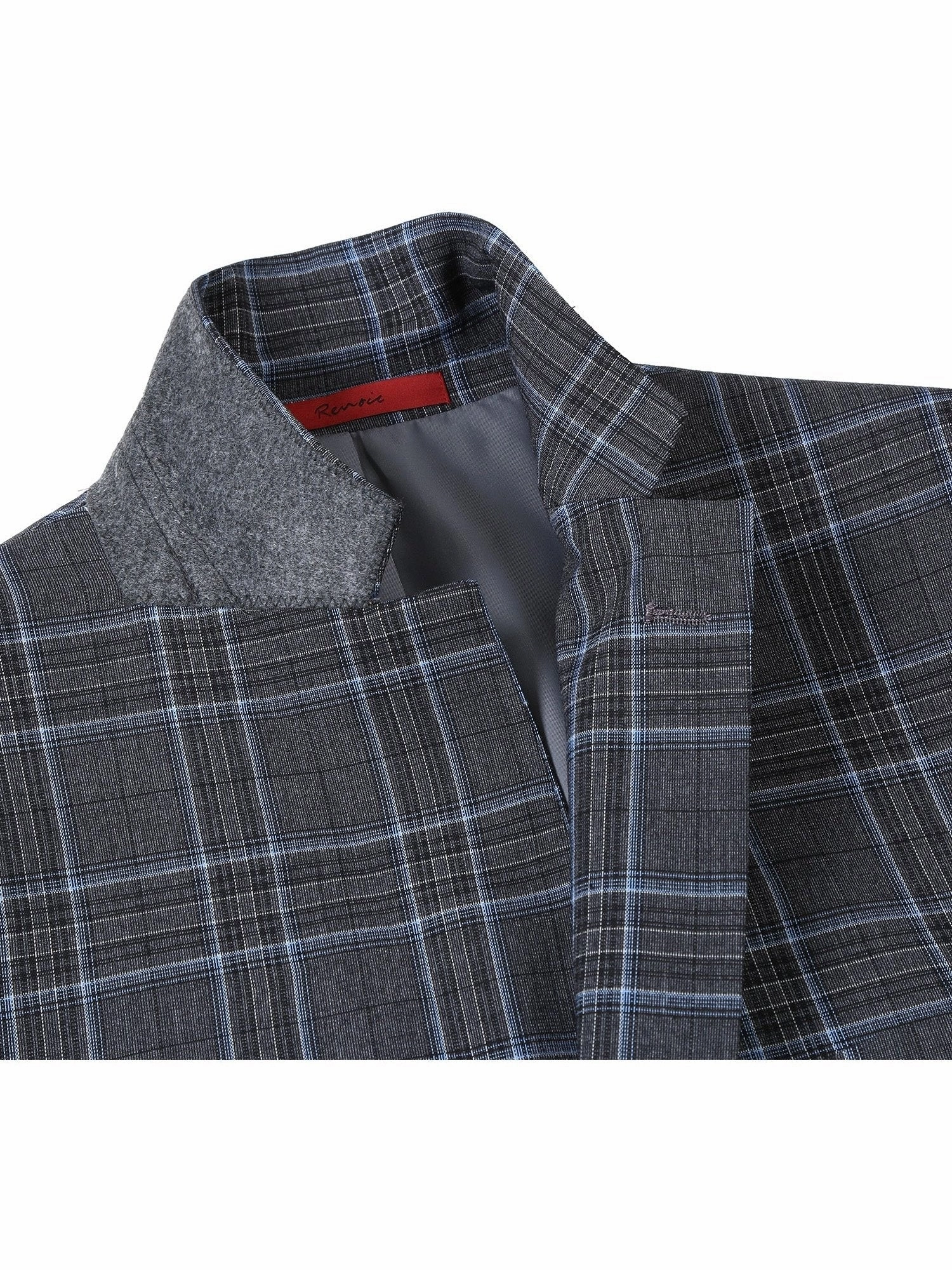 Men's Slim Fit Checked Suits