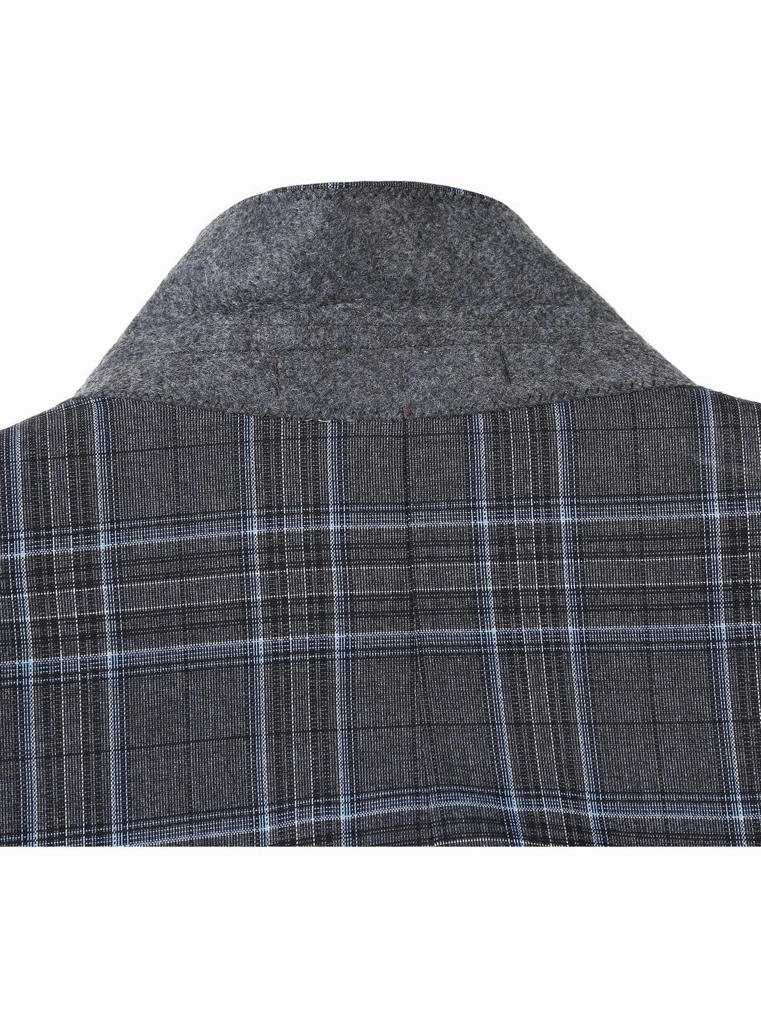 Men's Slim Fit Checked Suits