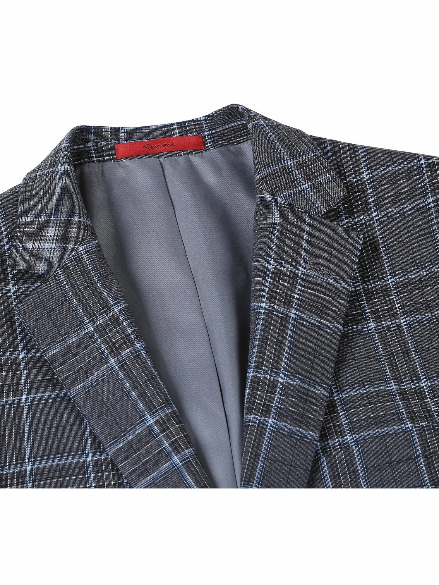 Men's Slim Fit Checked Suits